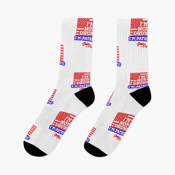 Item preview, I AM NOT DRUNK - I AM PATRIOTIC - 4TH JULY - DRUNK - USA  designed and sold by Tropical Blood.