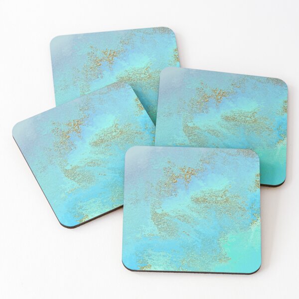Item preview, Turquoise Blue And Gold Stone designed and sold by IZiets.