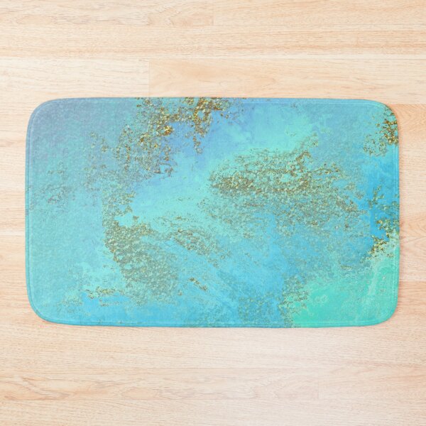 Item preview, Turquoise Blue And Gold Stone designed and sold by IZiets.