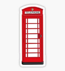London Phone Box Sticker