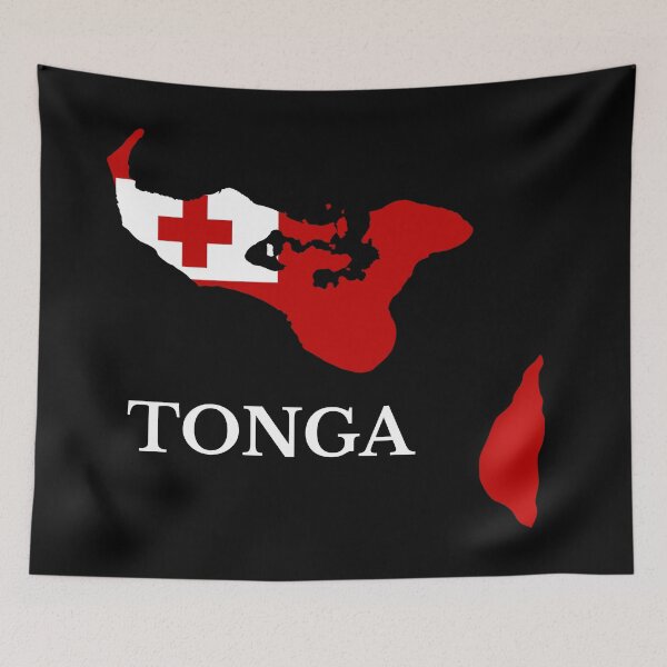 Item preview, Tonga Map Flag designed and sold by marosharaf.