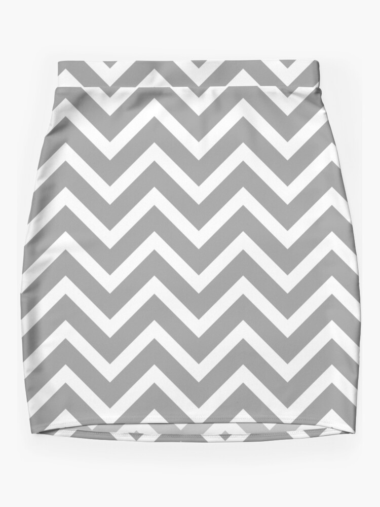 Grey zig shop zag skirt