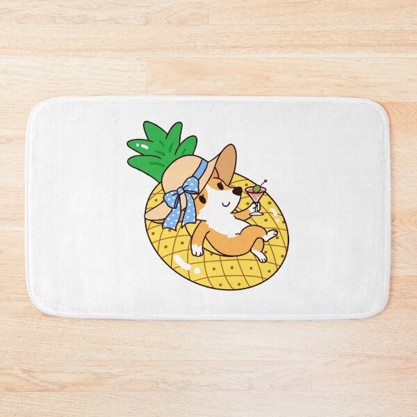 Item preview, Corgi and Pineapple Pool Float designed and sold by thepawster.