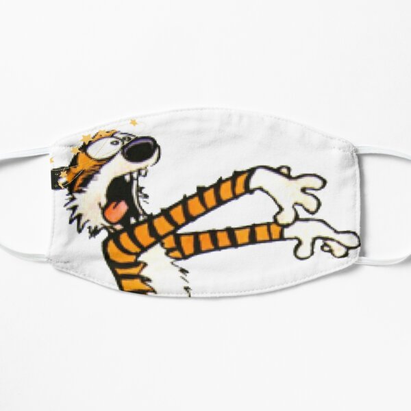 Calvin and hobbes Flat Mask