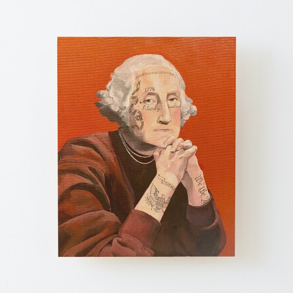 George Washington 2020 Wood Mounted Print