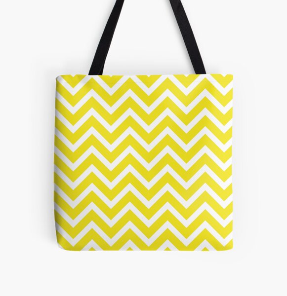 Ella Shoulder Bag - Yellow Chevron