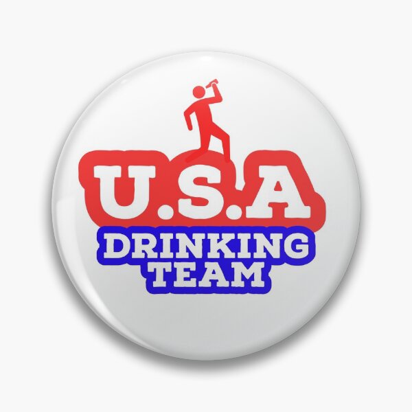 Artikelvorschau, USA - DRINKING TEAM - 4TH JULY - AMERICA - FUNNY  entworfen und verkauft von Tropical Blood.