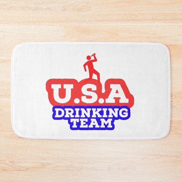 Item preview, USA - DRINKING TEAM - 4TH JULY - AMERICA - FUNNY  designed and sold by Tropical Blood.