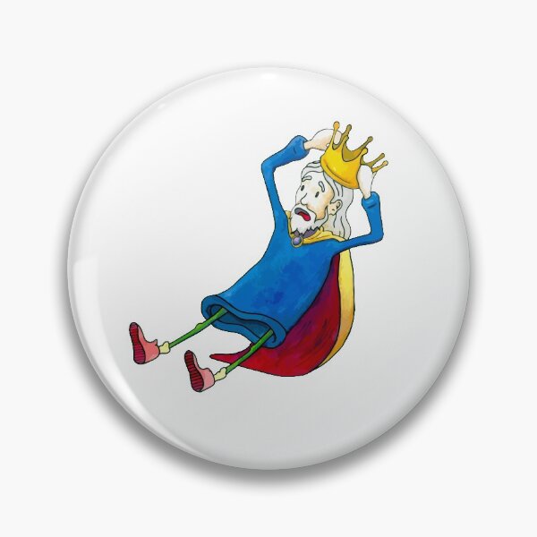 Item preview, King with His Crown Getting Pulled Off designed and sold by Tim Gorichanaz.