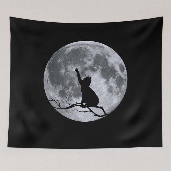 Item preview, The cat in the moon designed and sold by LuciaS.