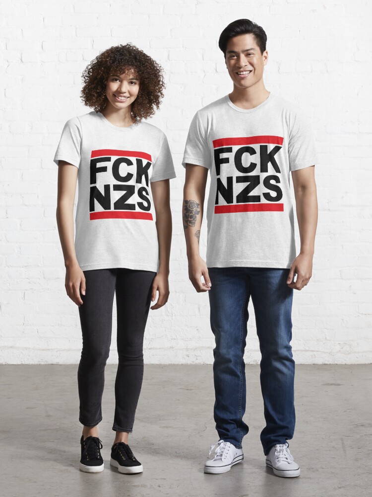 Rebotar Calma Establecimiento Camiseta «fck nzs, fuck nazis - diseño de logotipo anti racismo» de  vintagegraphic | Redbubble