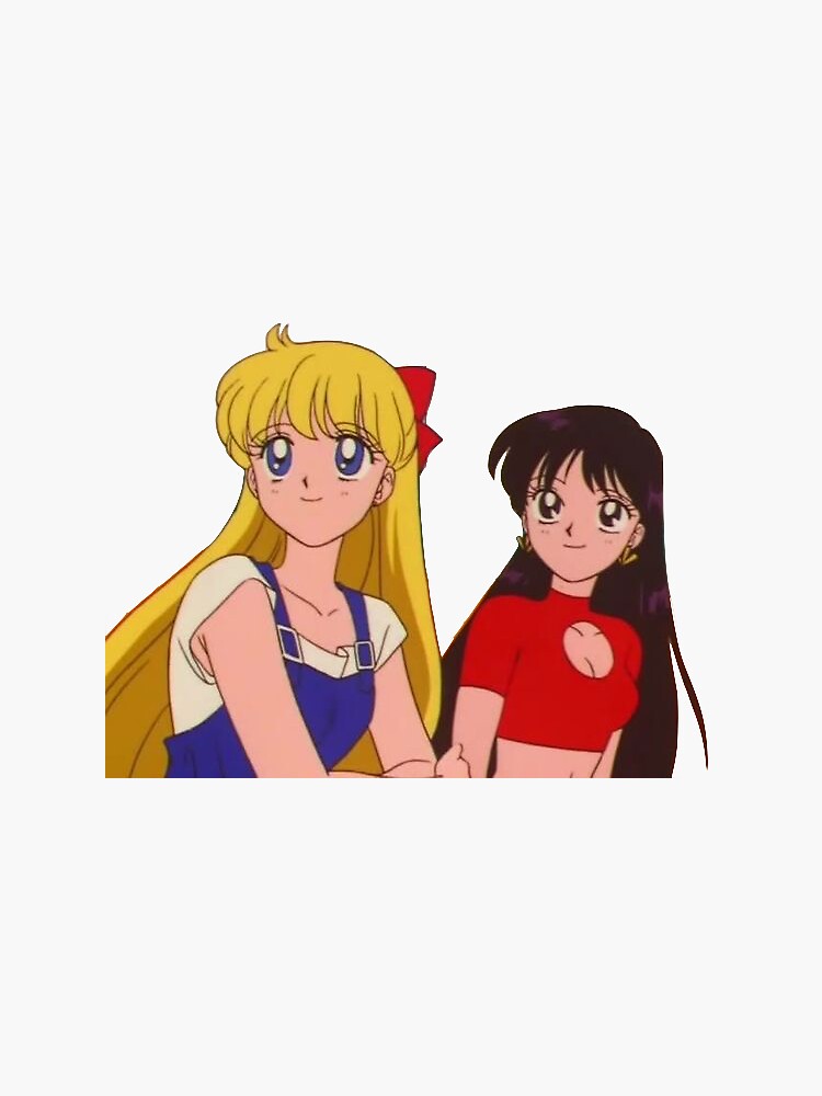 sailor moon sailor mars 90s anime girl aesthetic sticker by carmennho