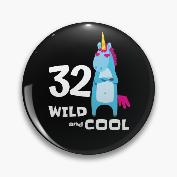 Item preview, Funny Unicorn 32 Bday Outfit For Him Her 32nd Birthday Gift Wild & Cool Thirty-Two Years Old Bday Party designed and sold by FunnySunny T-Shirts.