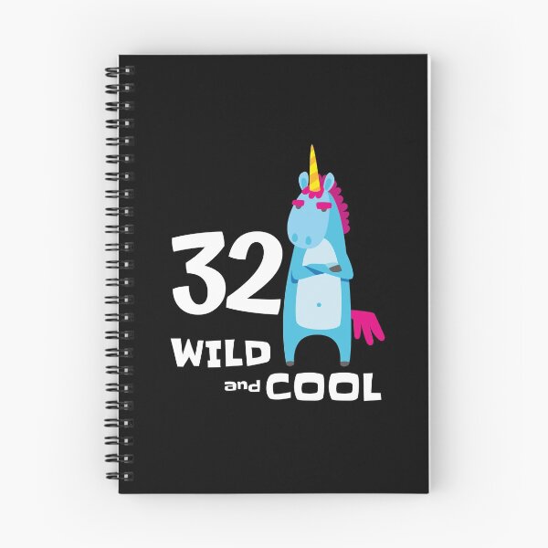 Item preview, Funny Unicorn 32 Bday Outfit For Him Her 32nd Birthday Gift Wild & Cool Thirty-Two Years Old Bday Party designed and sold by FunnySunny T-Shirts.