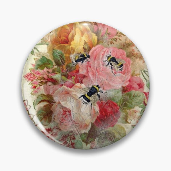Item preview, Ediemagic chintz with bees 2 designed and sold by Ediemagic.
