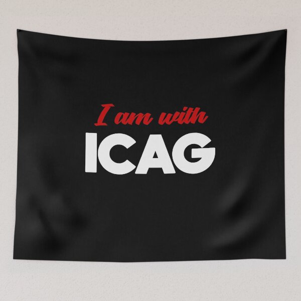 Item preview, I Am With ICAG designed and sold by youneszahrane.