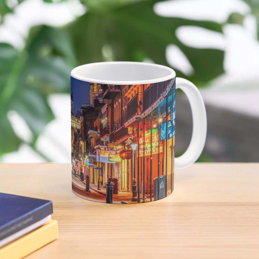 New Orleans Blank Street Sign Coffee Mug by Bigalbaloo Stock - Pixels