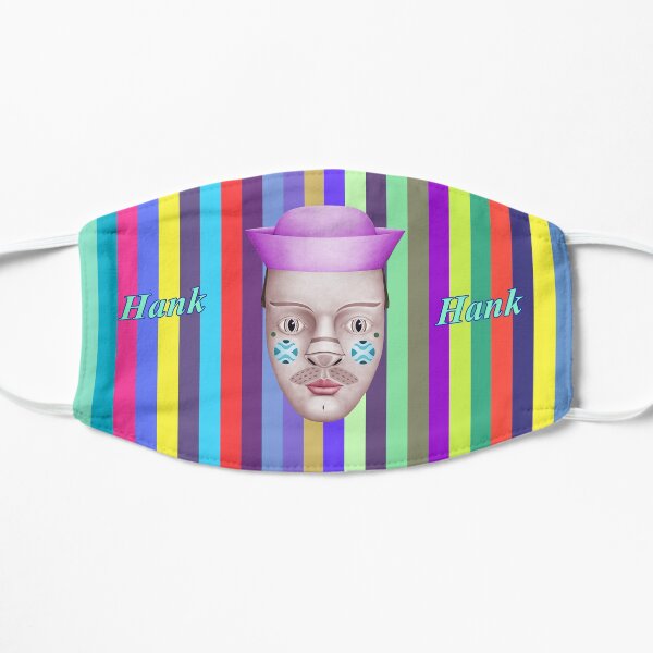 Hank - Stripes Flat Mask
