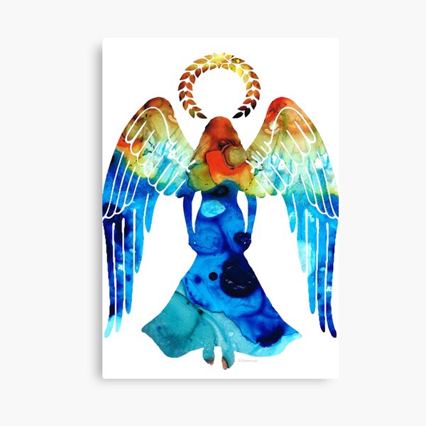 Item preview, Guardian Angel - Spiritual Art Paitning designed and sold by Sharon Cummings Art.