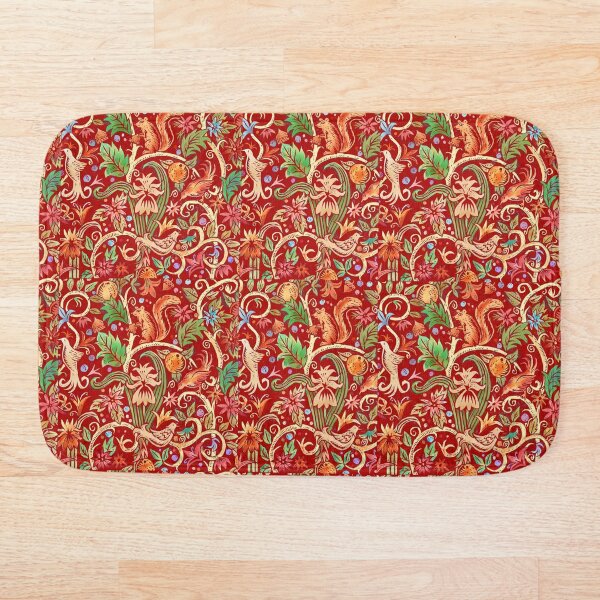 Item preview, Patrón rojo de la naturaleza designed and sold by stodd.