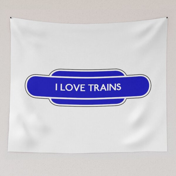 Item preview, For The Love Of Trains... (Royal Blue) designed and sold by dredfell.