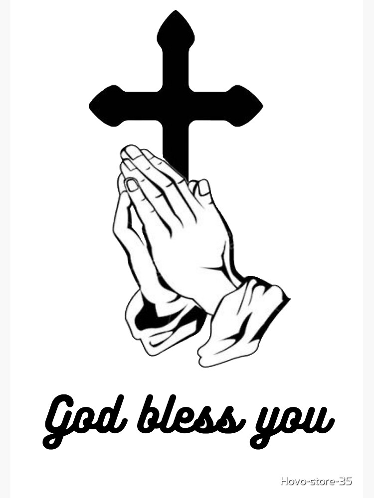 god-bless-you-poster-for-sale-by-hovo-store-35-redbubble