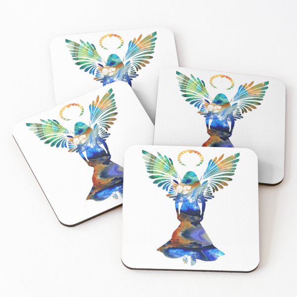 Item preview, Healing Angel - Spiritual Art Painting designed and sold by Sharon Cummings Art.