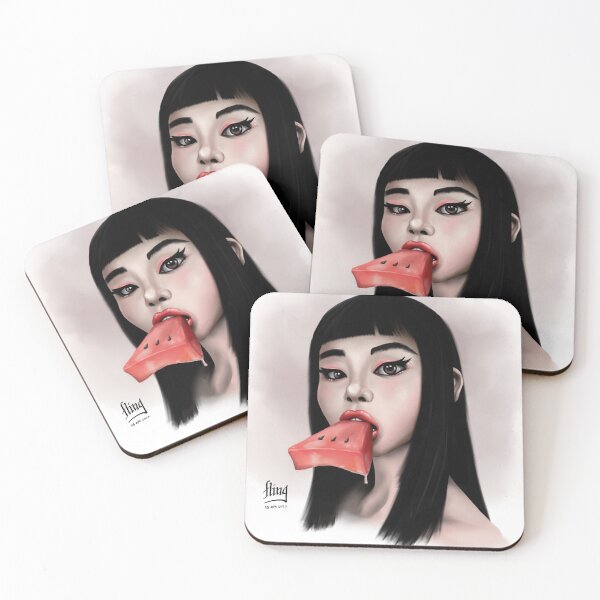 Item preview, Watermelon Girl designed and sold by flinguini.