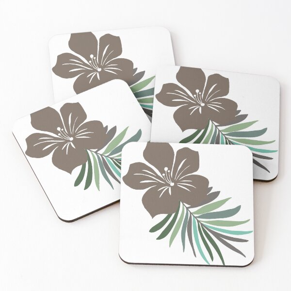Item preview, Hibiscus dark green designed and sold by boriskrance.