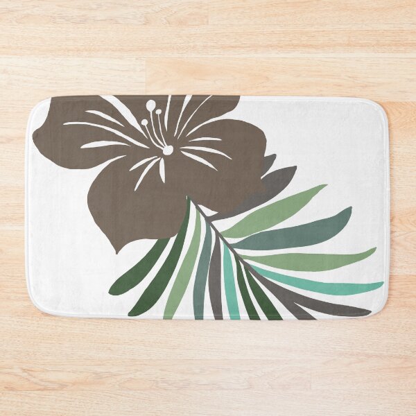Item preview, Hibiscus dark green designed and sold by boriskrance.