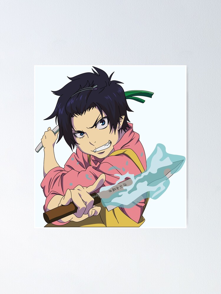 Rin Okumura Blue Exorcist Ao No Exorcist Hair Clip Poster By Vcook10 Redbubble