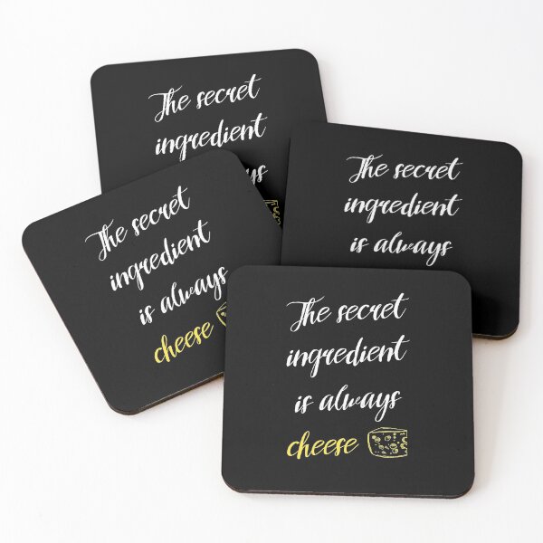 Item preview, The secret ingredient is always cheese designed and sold by dk-design85.