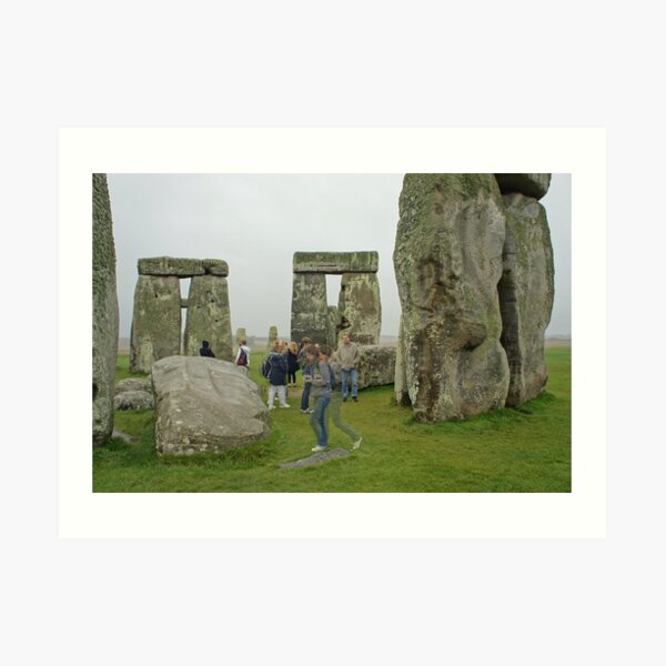 Stonehenge Ghosts Art Print