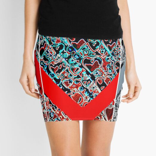 Hearts a plenty x 3 Mini Skirt