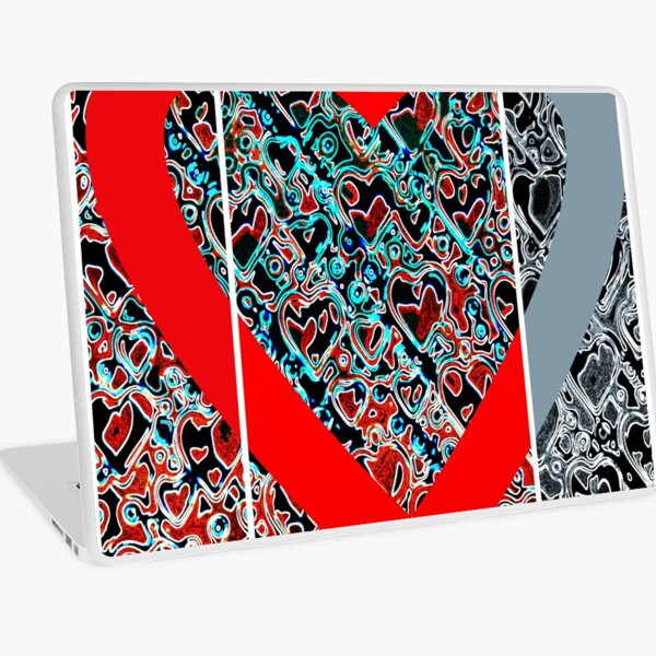 Hearts a plenty x 3 Laptop Skin