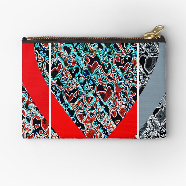 Hearts a plenty x 3 Zipper Pouch