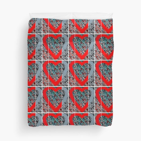Hearts a plenty x 3 Duvet Cover