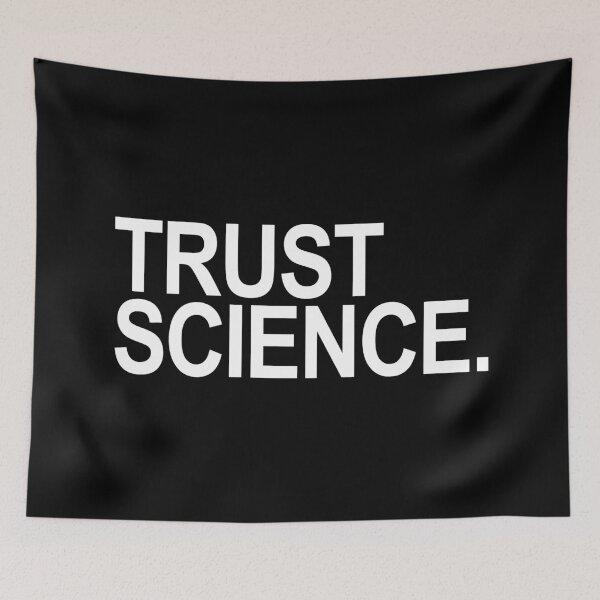 Item preview, Trust Science (Black BG) designed and sold by Thelittlelord.