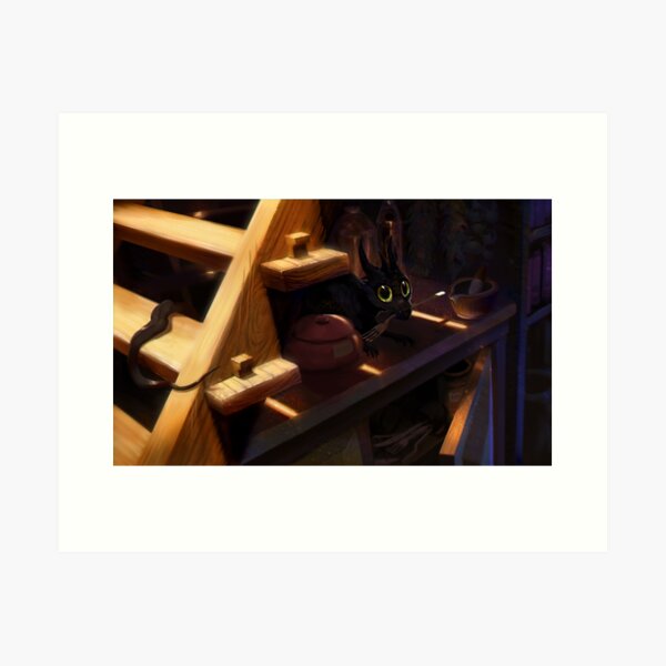 Under the Stairs Art Print