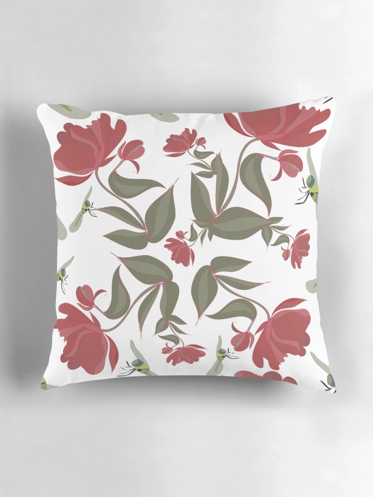 Thumbnail 3 of 4, Pillow, Flower designed and sold by Rococodesigns.