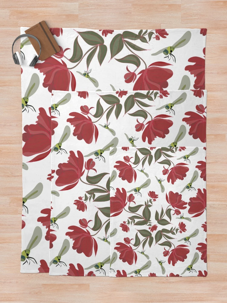 Imagen 5 de 6, Manta con la obra Flor, diseñada y vendida por Rococodesigns.