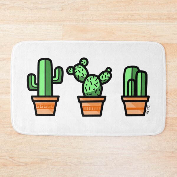 Item preview, Simple tall cacti trio designed and sold by Celsii.