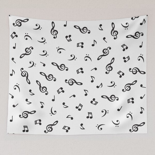 Item preview, Musical Notes Pattern designed and sold by ixrid.