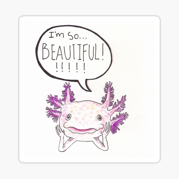 axolotl Sticker