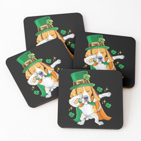Item preview, Dabbing Beagle Leprechaun designed and sold by LechaMelikov.