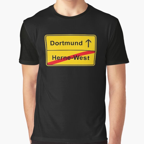 Item preview, Dortmund Herne West anti Schalke Derby town sign designed and sold by GeogDesigns.