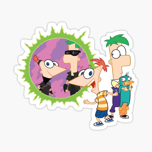 Phineas and ferb Sticker