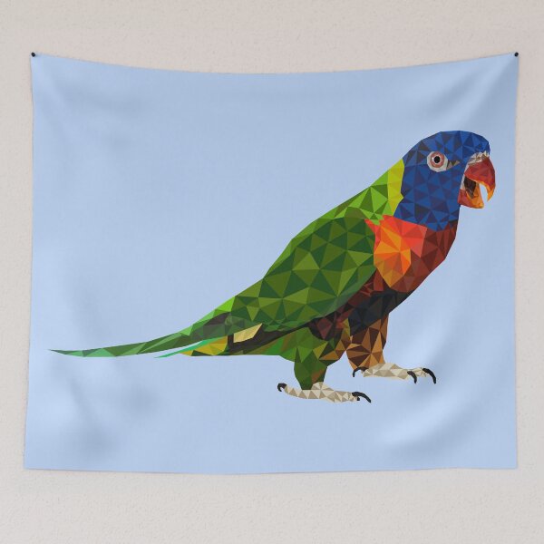 Item preview, Rainbow Lorikeet - Low Poly designed and sold by vcook10.