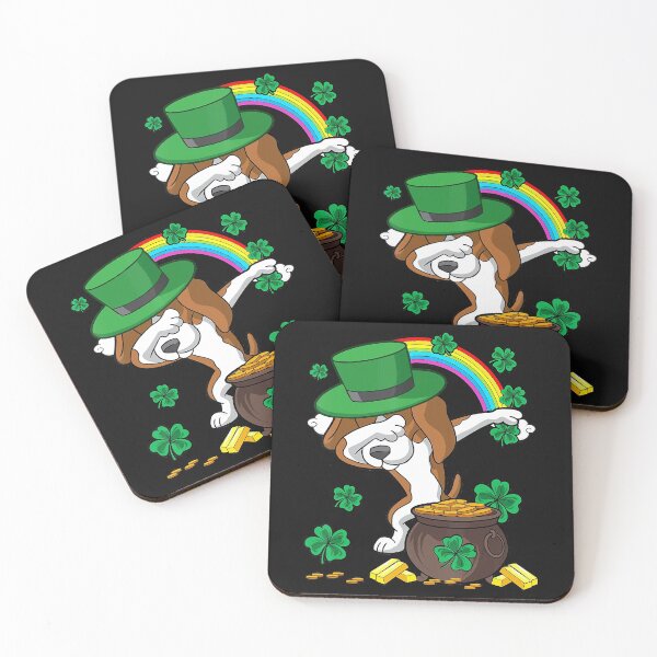 Item preview, Dabbing Leprechaun Beagle designed and sold by LechaMelikov.