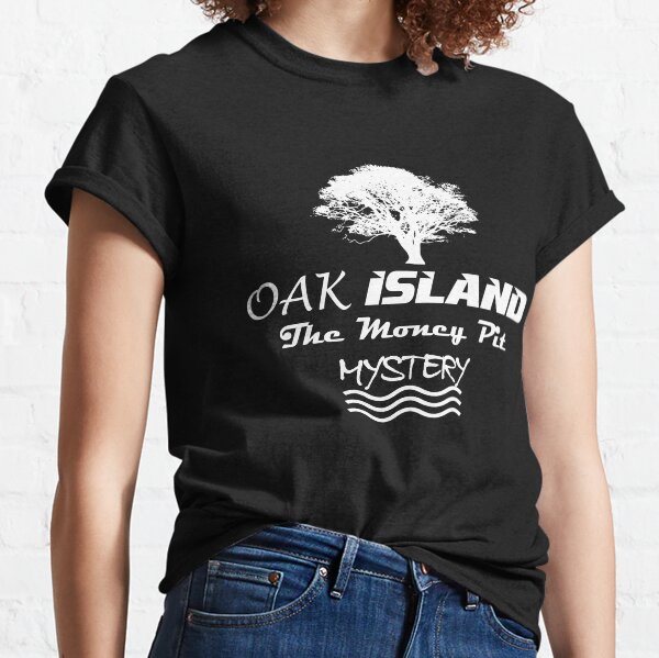 Oak Island Money Pit Treasure Hunter Knights Templar Cros Mystery Nova Scotia Classic T-Shirt